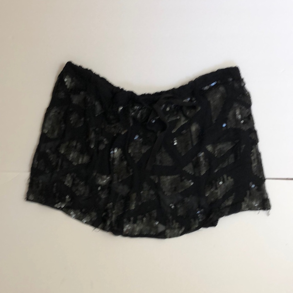 Beaded mini skirt